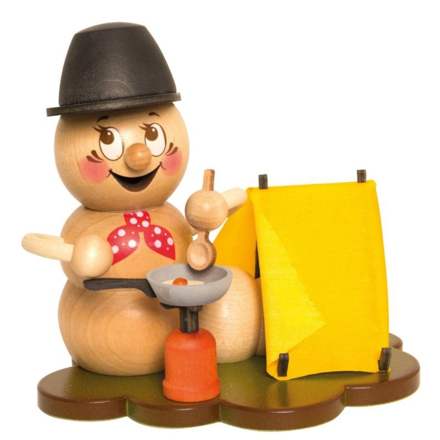 Drechslerei Kuhnert Räucherfigur - Rudi "Camper"