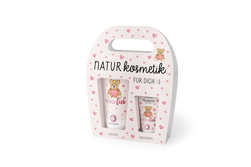 Set cosmetico relax La Vida | "Ti voglio bene" | Doccia schiuma + crema mani | Cosmesi naturale