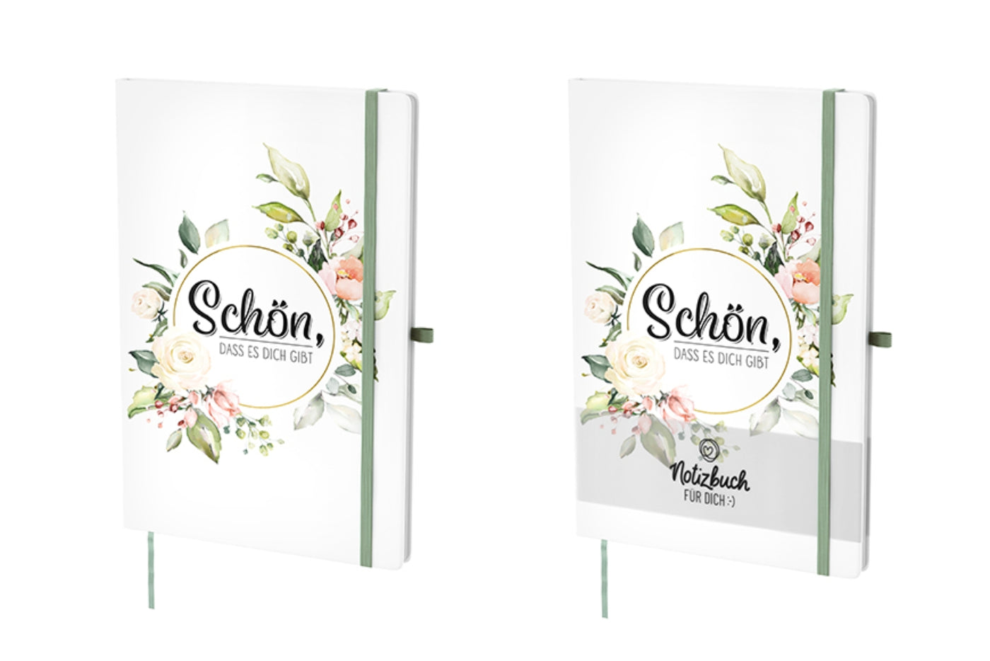 La Vida Hardcover Notebook with Elastic Band | "So glad you exist" | A5 Format