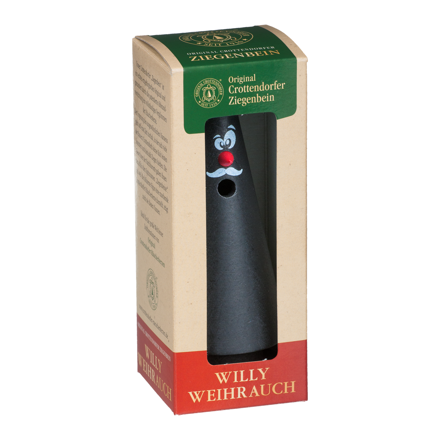 Crottendorf Smoker Figure Ziegenbein - Willy Incense (black)
