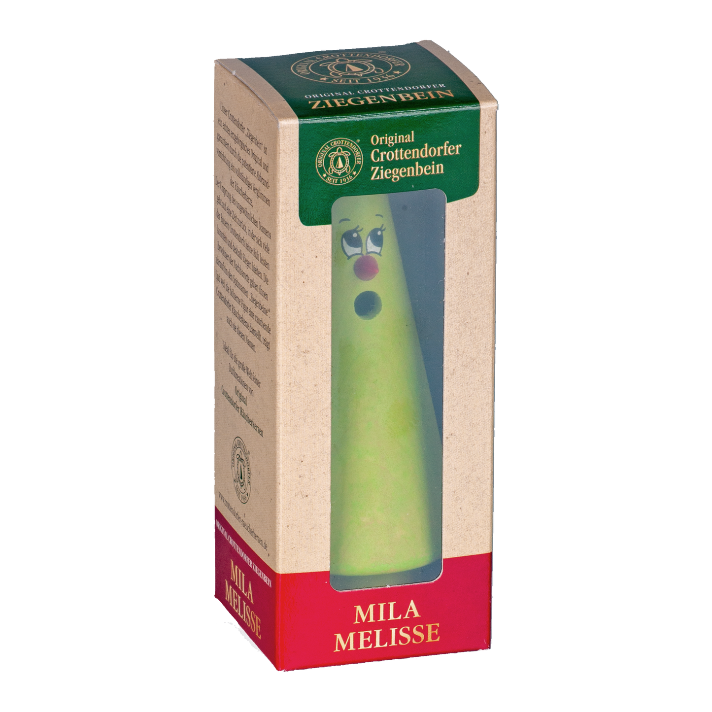 Crottendorf Smoker Figurine Ziegenbein - Mila Melisse (light green)