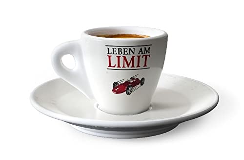 laVida, Tazza da caffè espresso con piattino, "Vivere al limite"