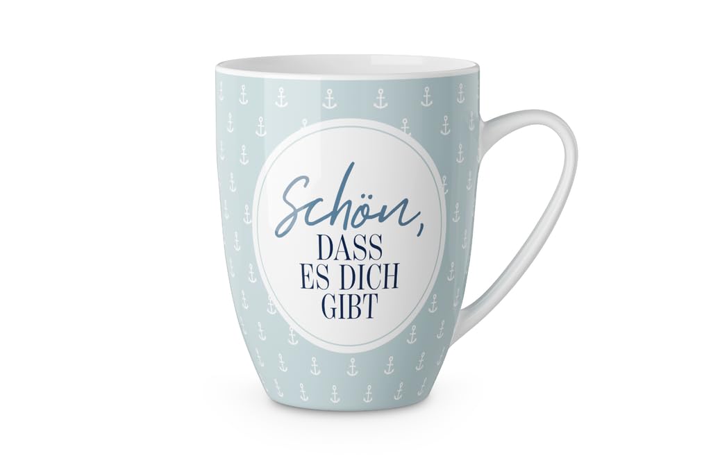 LaVida Mug for You 250 ml, Glad You Exist, Anchor, Maritime