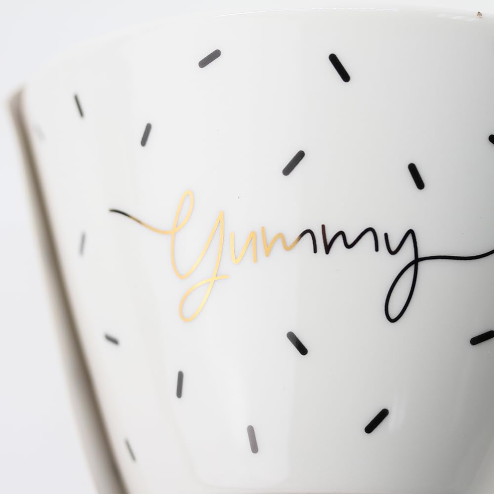 Graphic Workshop Muesli Bowl | with Real Gold | Porcelain | Yummy