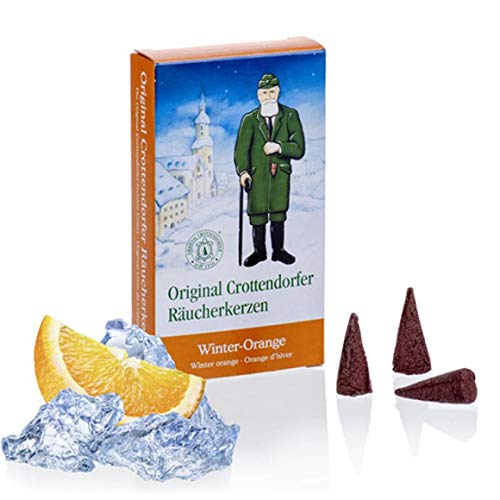 Crottendorfer Original Incense Cones - Winter Orange, 24 pieces, pack of 24