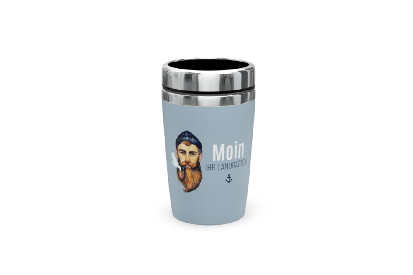La Vida Bicchiere termico da viaggio | Acciaio inox | 240 ml | Marinaio