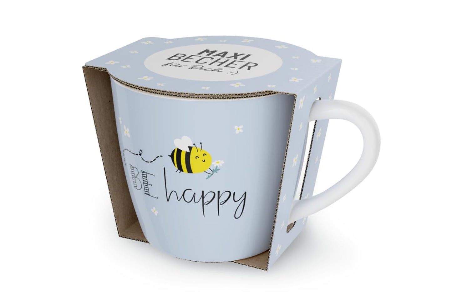 La Vida Maxi-Becher für Dich | 400 ml | "BE happy"