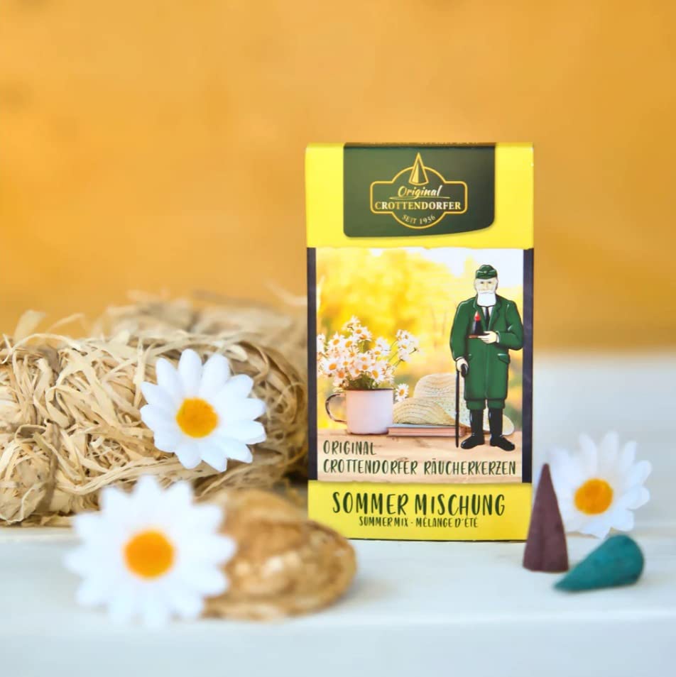 Crottendorf Incense Cones, 30-count Display, "Summer Blend"