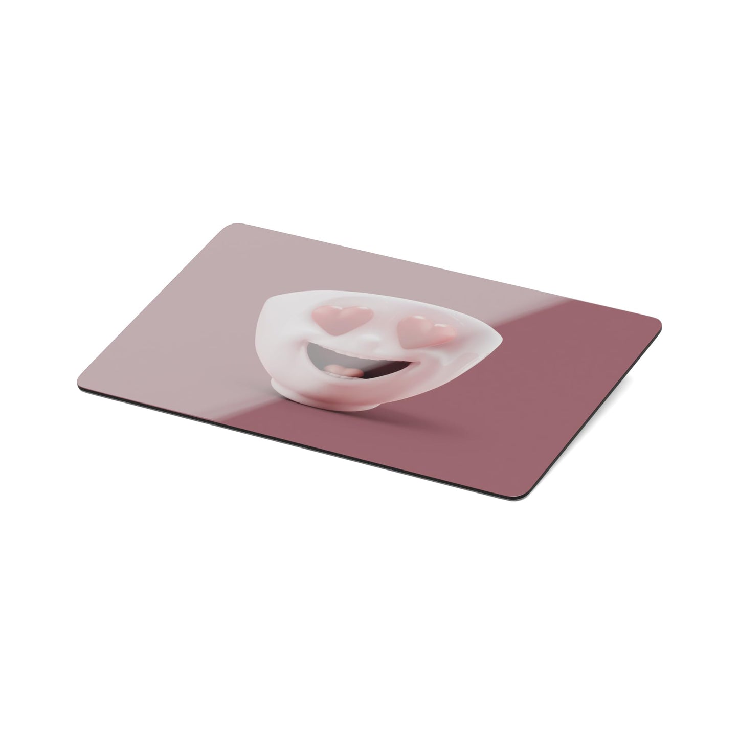 FIFTYEIGHT PRODUCTS / Tagliere per la colazione "Amore a prima vista" (Resopal, 23,4 cm x 14,3 cm, bianco e rosa, Made in Germany)