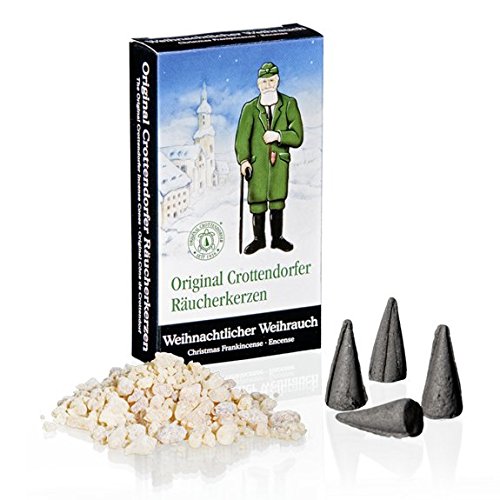 Crottendorfer Räucherkerzen 2er-Set (2 x 24 Stück) Weihnachtlicher Weihrauch, Bunte Mischung