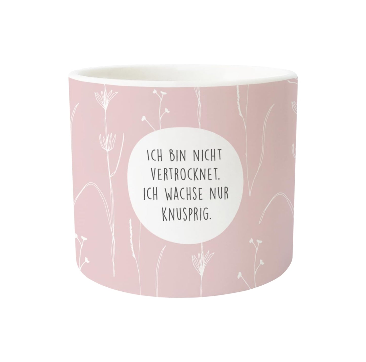Graphic Workshop small flower pot | mini decorative pot with paper plant | ceramic