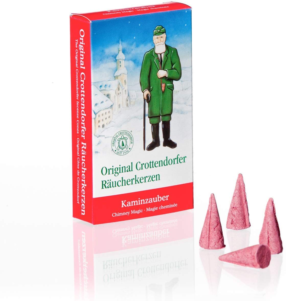 Crottendorfer Original Räucherkerzen - Profumi natalizi, Profumo d'incenso:Incantesimo del Camino