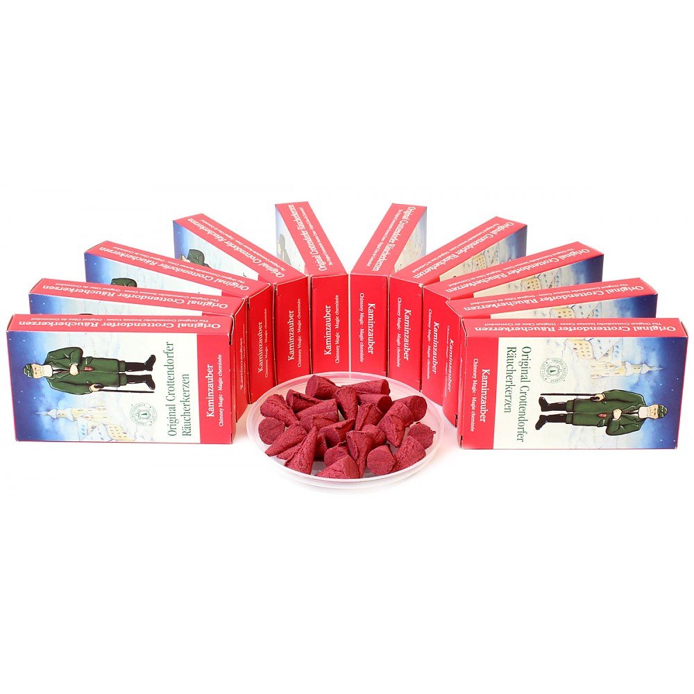 Original Crottendorf Incense Cones - 10x24 Economy Pack - Fireplace Magic Erzgebirge