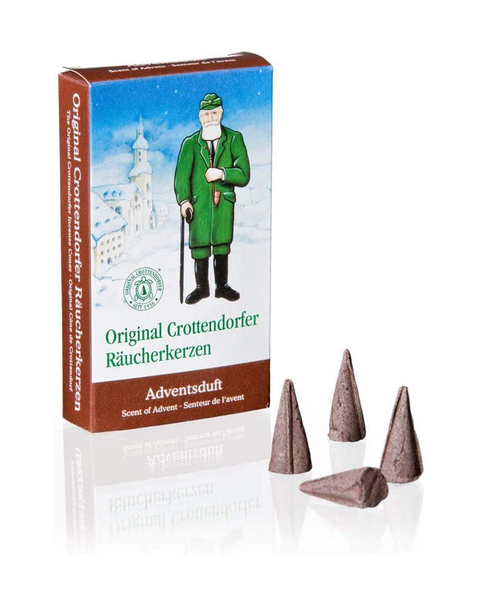 Original Crottendorf Incense Cones 10x 24 PCS (Advent Scent, Pack of 10)