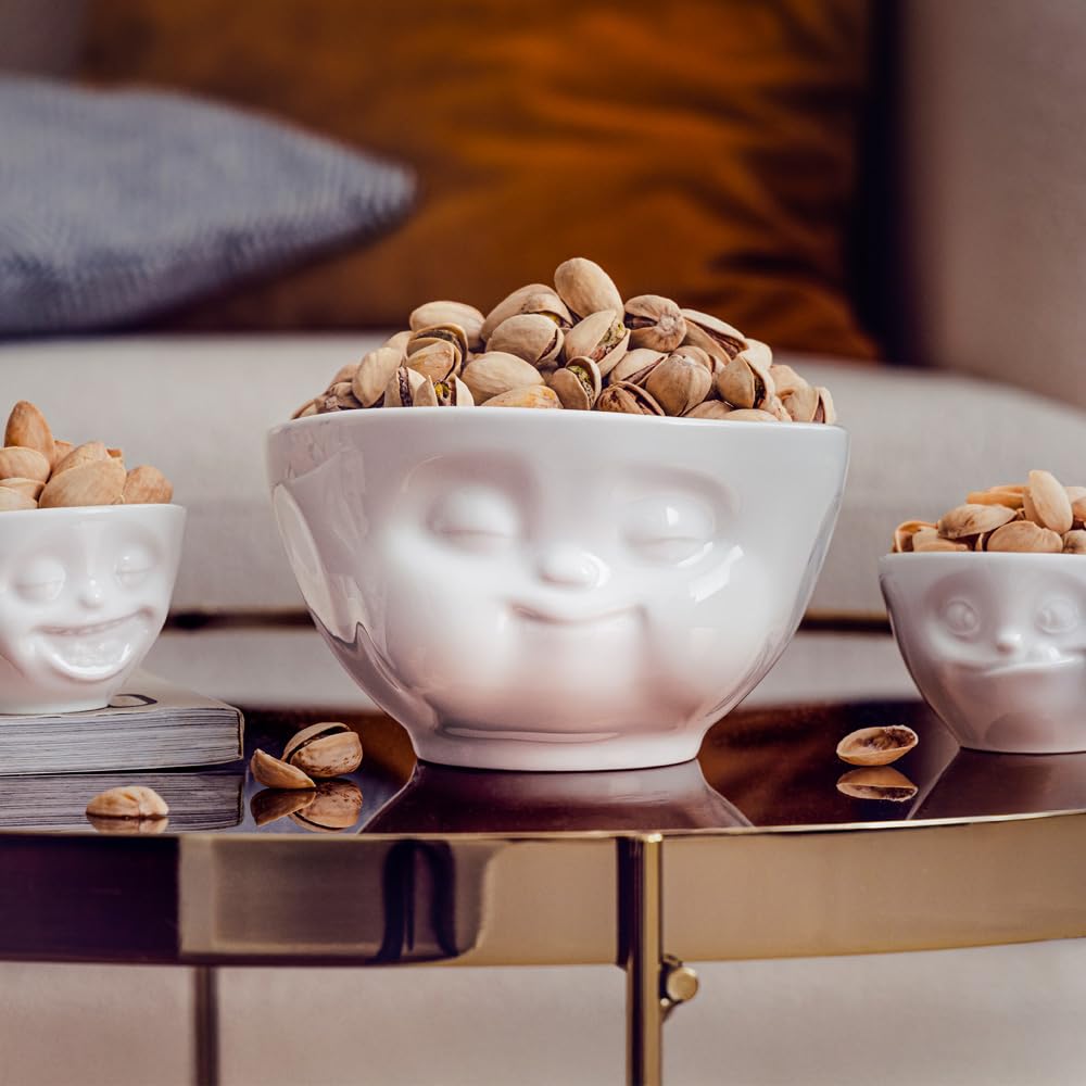 FIFTYEIGHT PRODUCTS / "Munching" Bowl (Porcelain, 500 ml, white, Made in Germany)