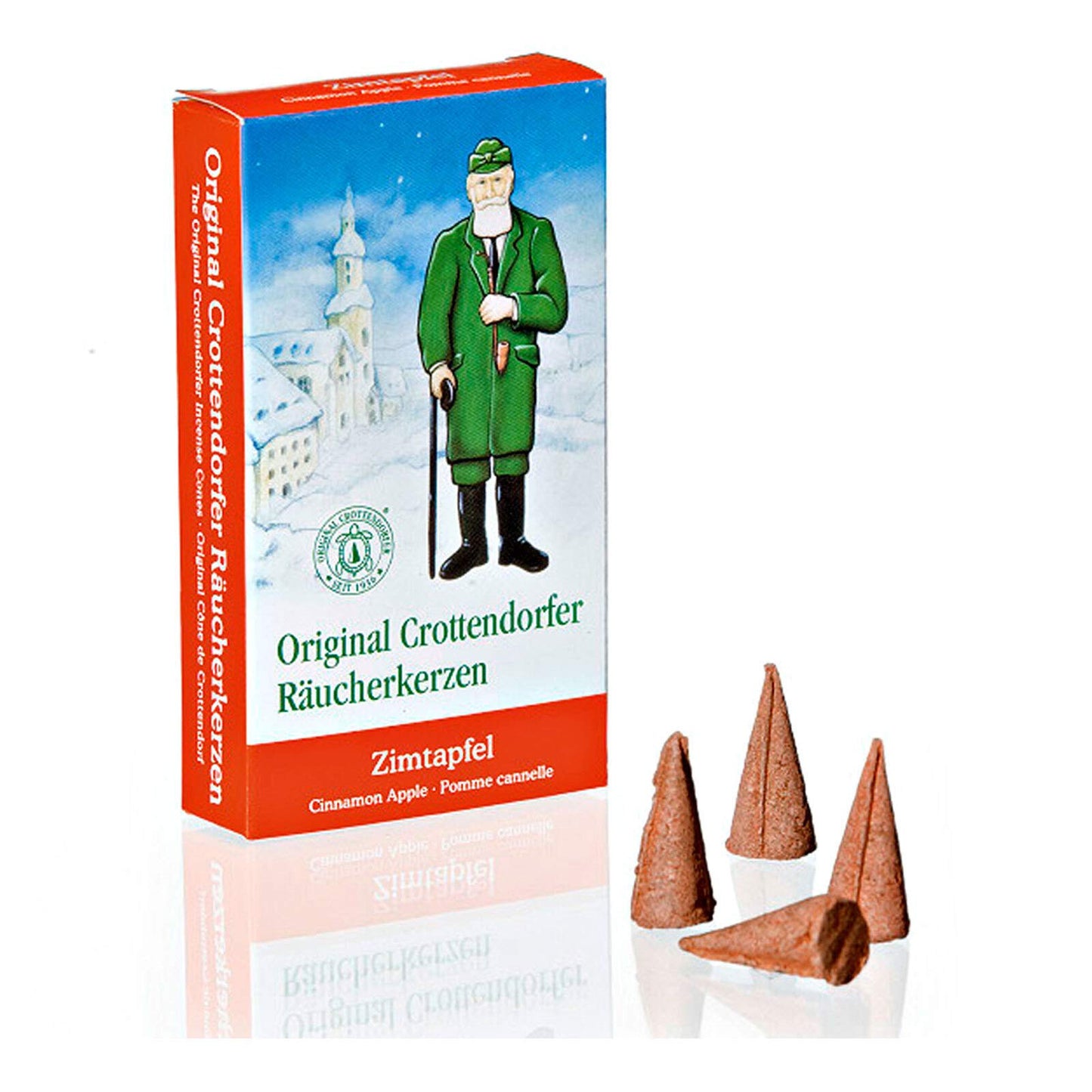 Crottendorfer Räucherkerzen set da 3 (3 x 24 pezzi) Mela alla cannella
