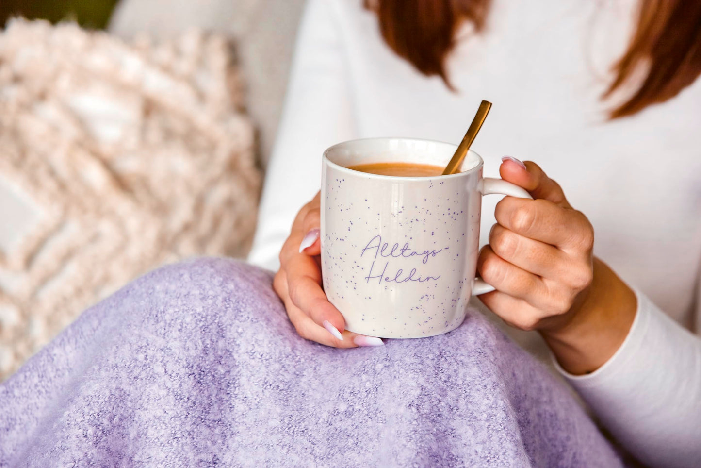 Grafik-Werkstatt Tazza da caffè con frase 300 ml | Tazza in porcellana | Naturale