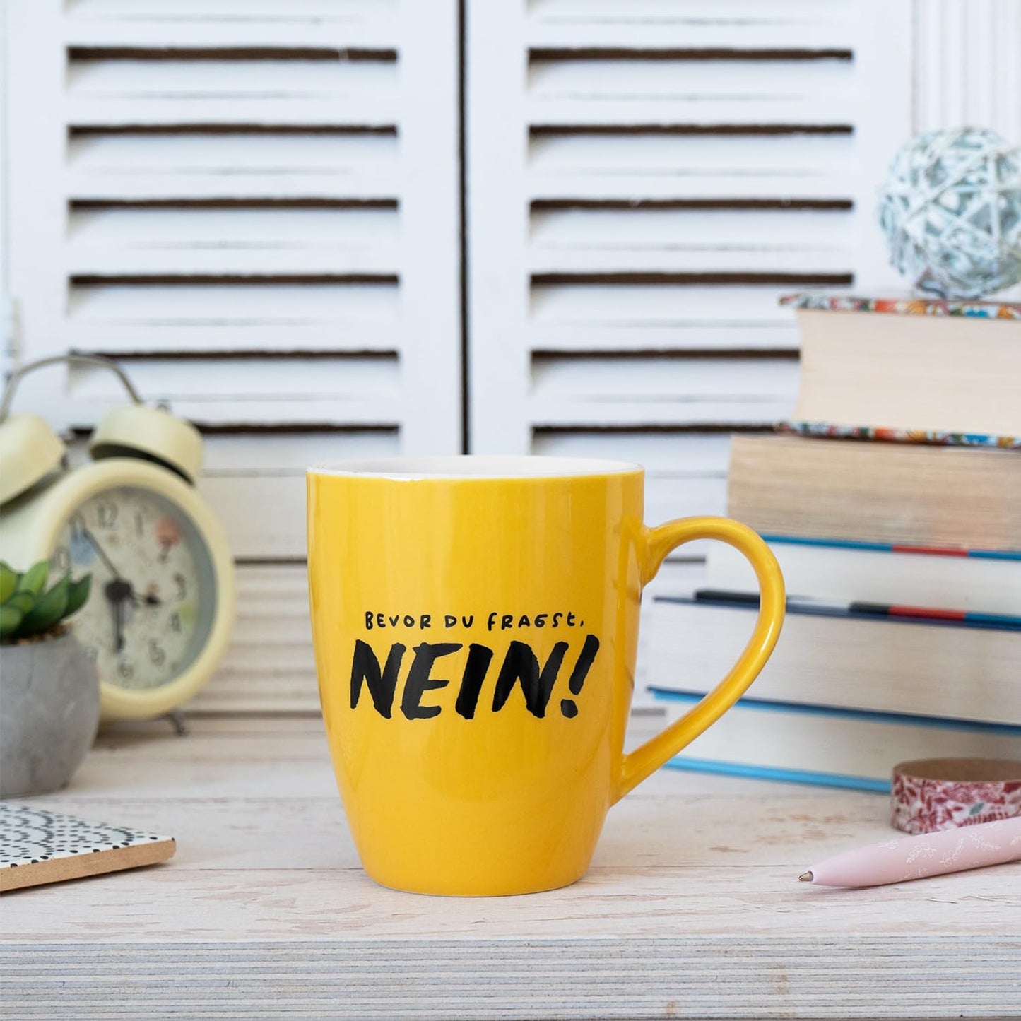 Sheepworld Mug with Saying | 350ml | Motif "NO"