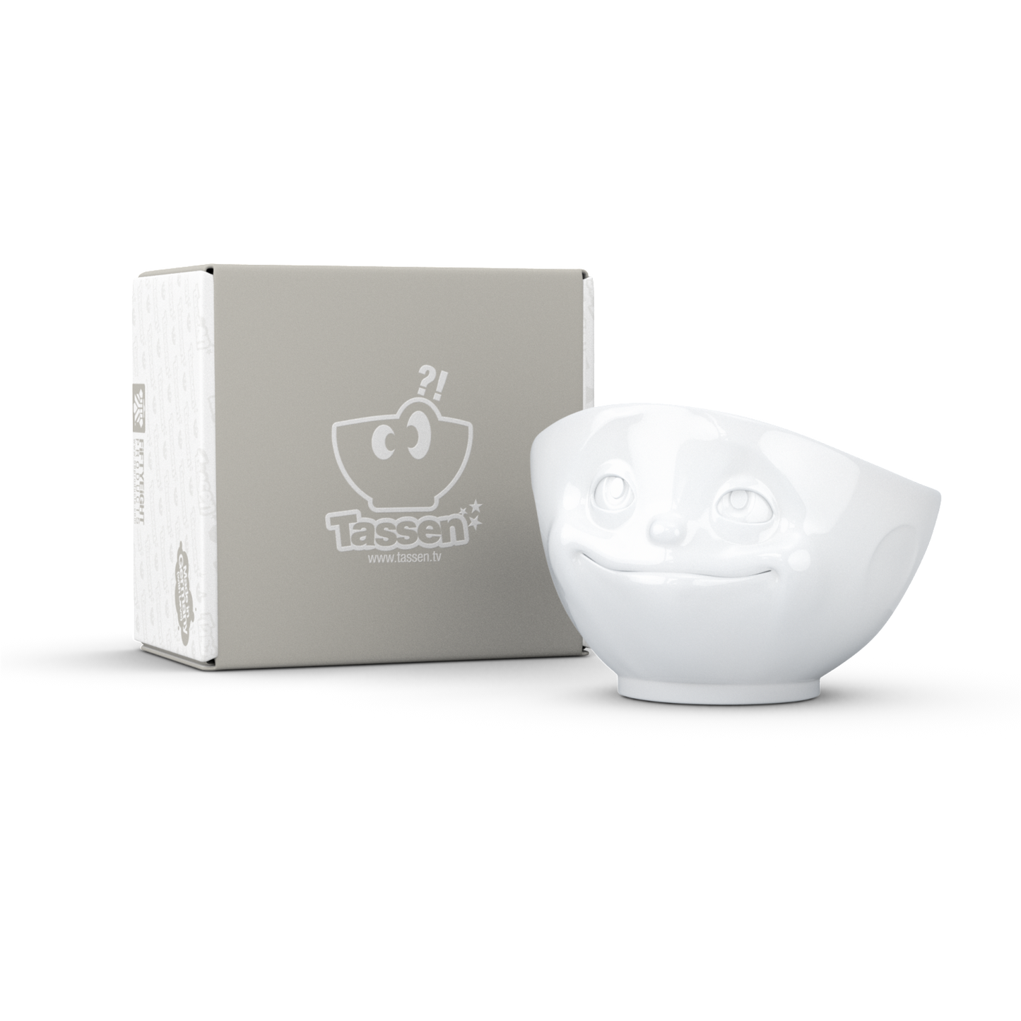 FIFTYEIGHT PRODUCTS / Bowl "Dreamy" (Porcelain, 500ml, white, Made in Germany)