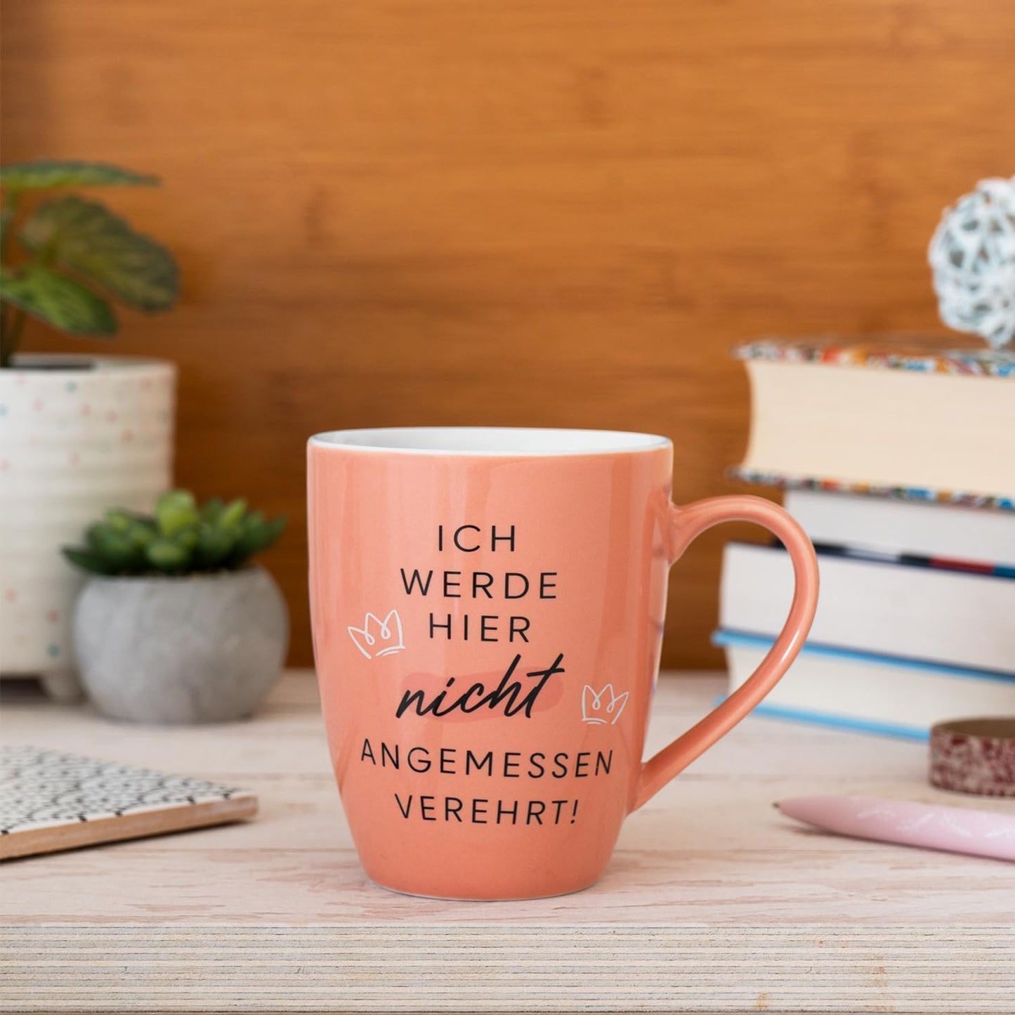 Sheepworld Mug with Saying | 350ml | Design "adored"