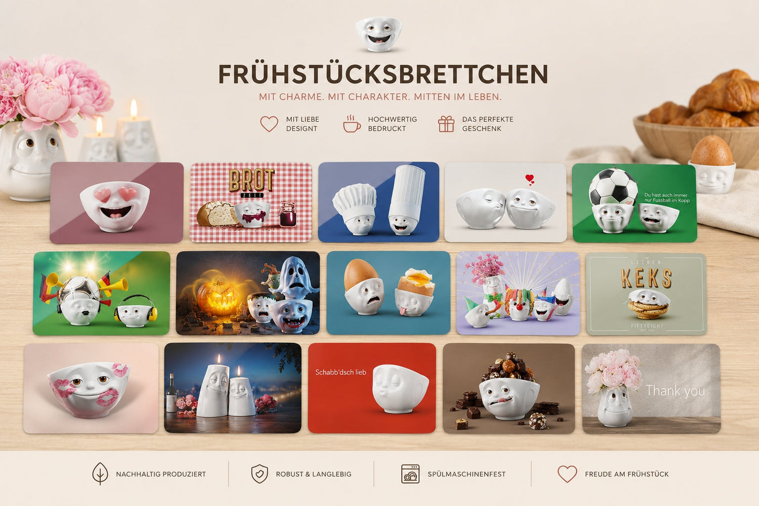 FIFTYEIGHT Frühstücksbrettchen