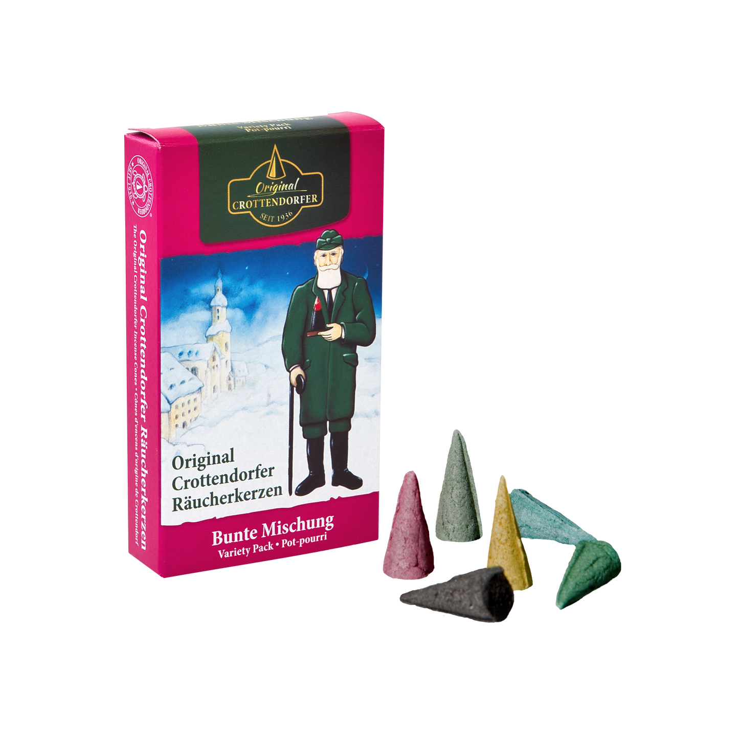 Crottendorf Incense Cones - Colorful Assortment