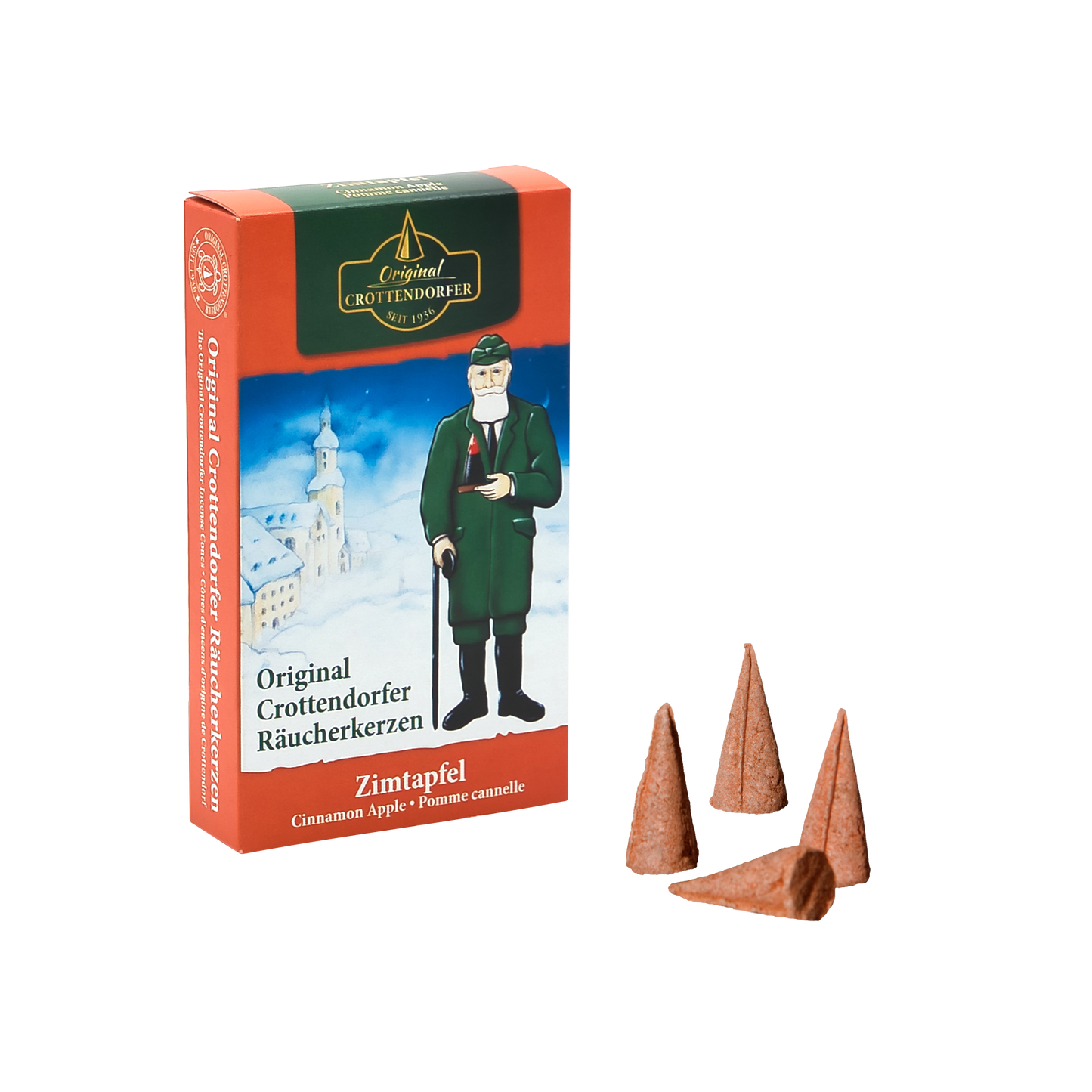 Crottendorf Incense Cones - Cinnamon Apple
