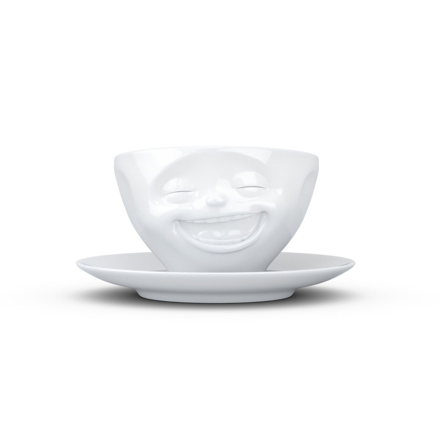 FIFTYEIGHT PRODUCTS / 8-er Set Kaffeetasse mit Henkel u. Untertasse, 200ml, Made in Germany