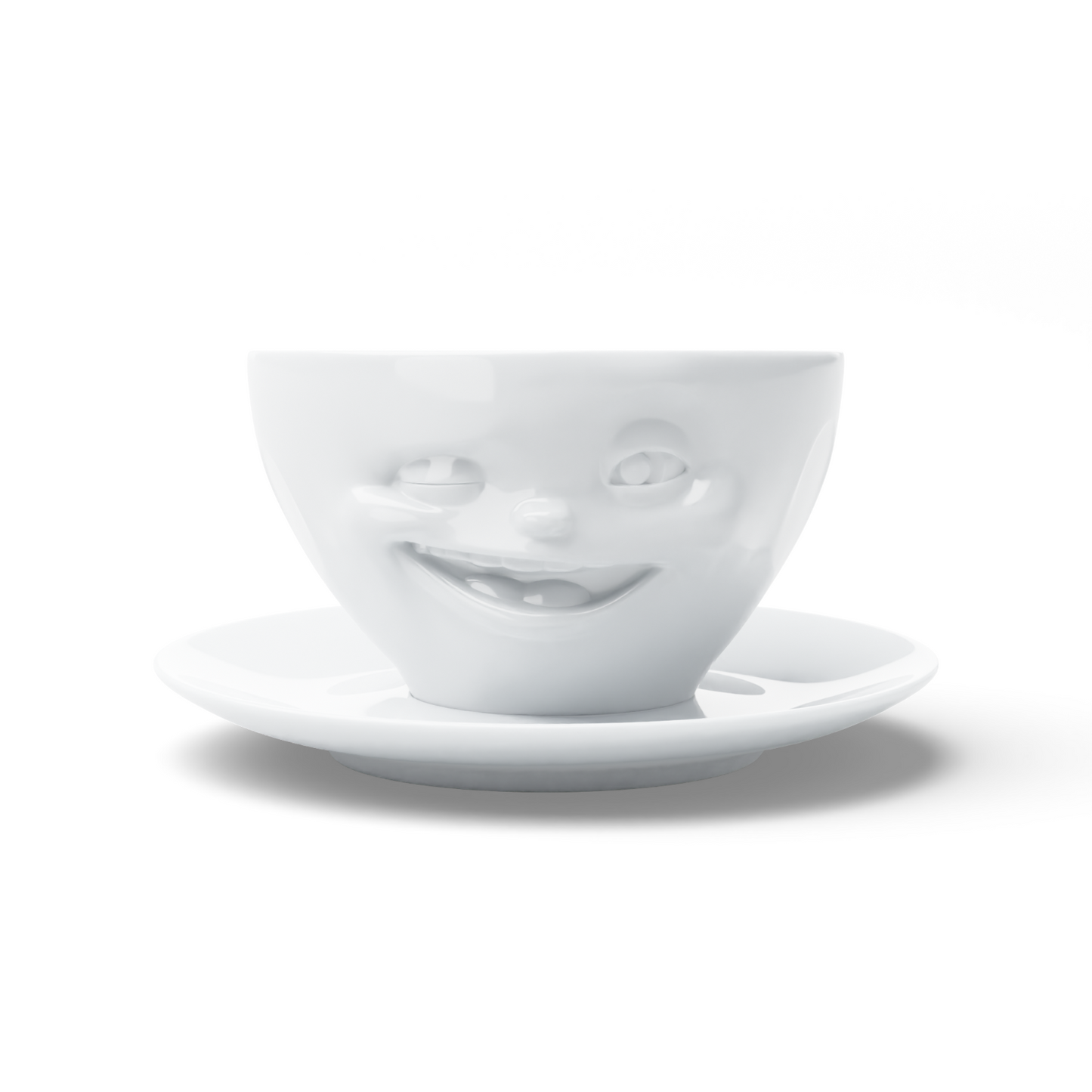 FIFTYEIGHT PRODUCTS / 8-er Set Kaffeetasse mit Henkel u. Untertasse, 200ml, Made in Germany