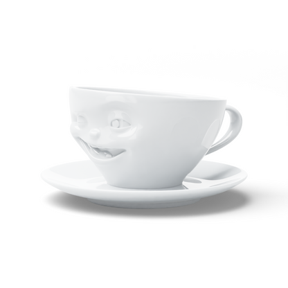 FIFTYEIGHT PRODUCTS / 8-er Set Kaffeetasse mit Henkel u. Untertasse, 200ml, Made in Germany