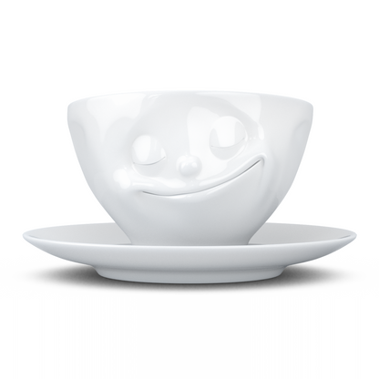 FIFTYEIGHT PRODUCTS / 8-er Set Kaffeetasse mit Henkel u. Untertasse, 200ml, Made in Germany
