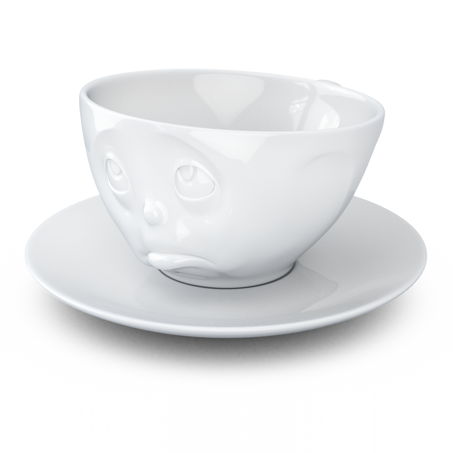 FIFTYEIGHT PRODUCTS / 8-er Set Kaffeetasse mit Henkel u. Untertasse, 200ml, Made in Germany