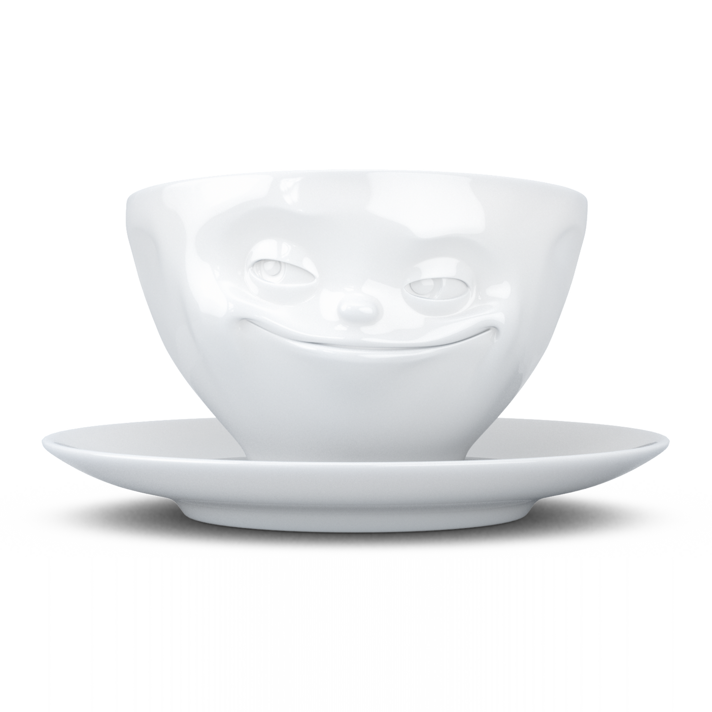 FIFTYEIGHT PRODUCTS / 8-er Set Kaffeetasse mit Henkel u. Untertasse, 200ml, Made in Germany