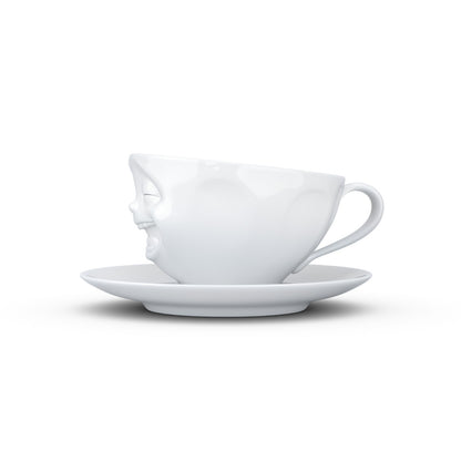FIFTYEIGHT PRODUCTS / 8-er Set Kaffeetasse mit Henkel u. Untertasse, 200ml, Made in Germany