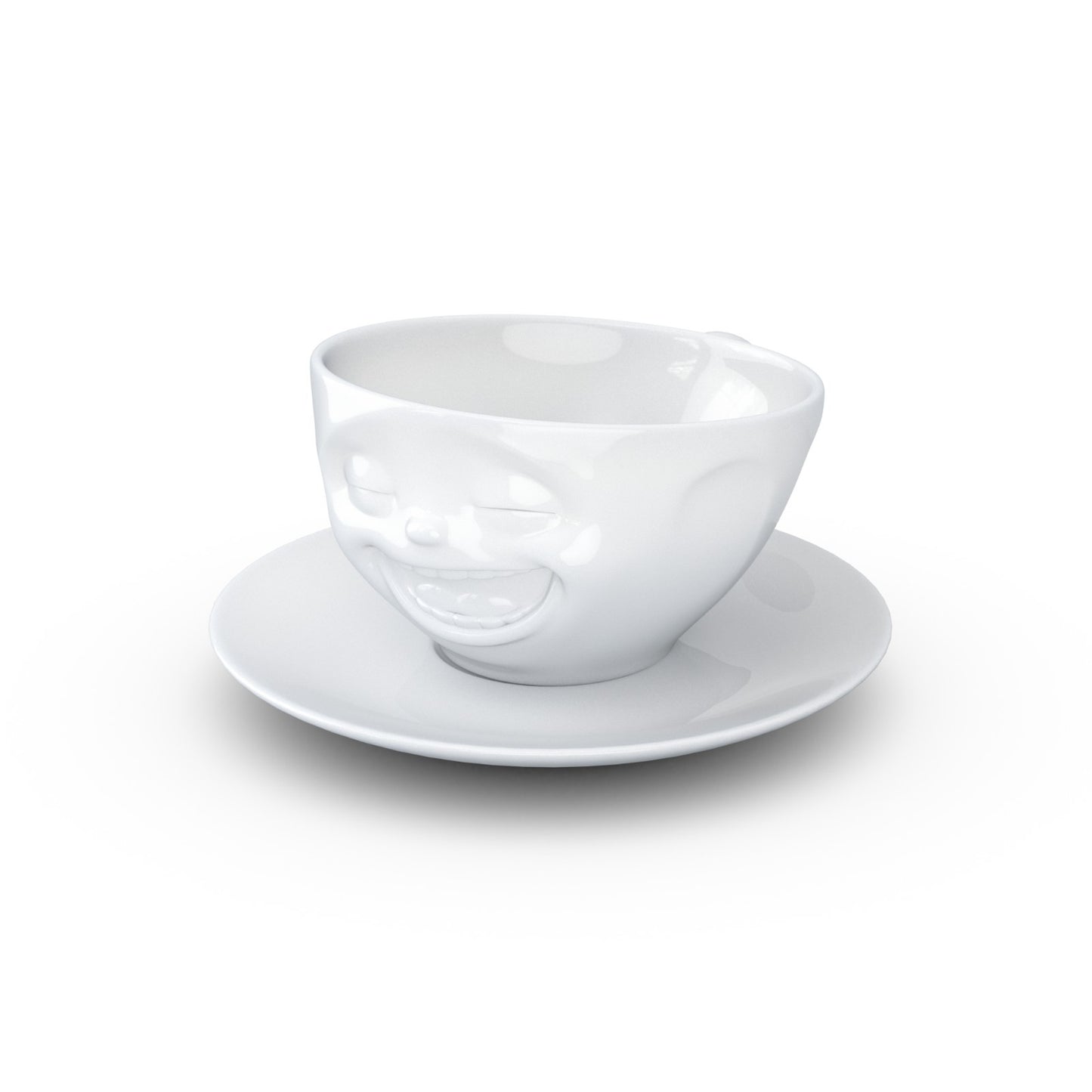 FIFTYEIGHT PRODUCTS / 8-er Set Kaffeetasse mit Henkel u. Untertasse, 200ml, Made in Germany