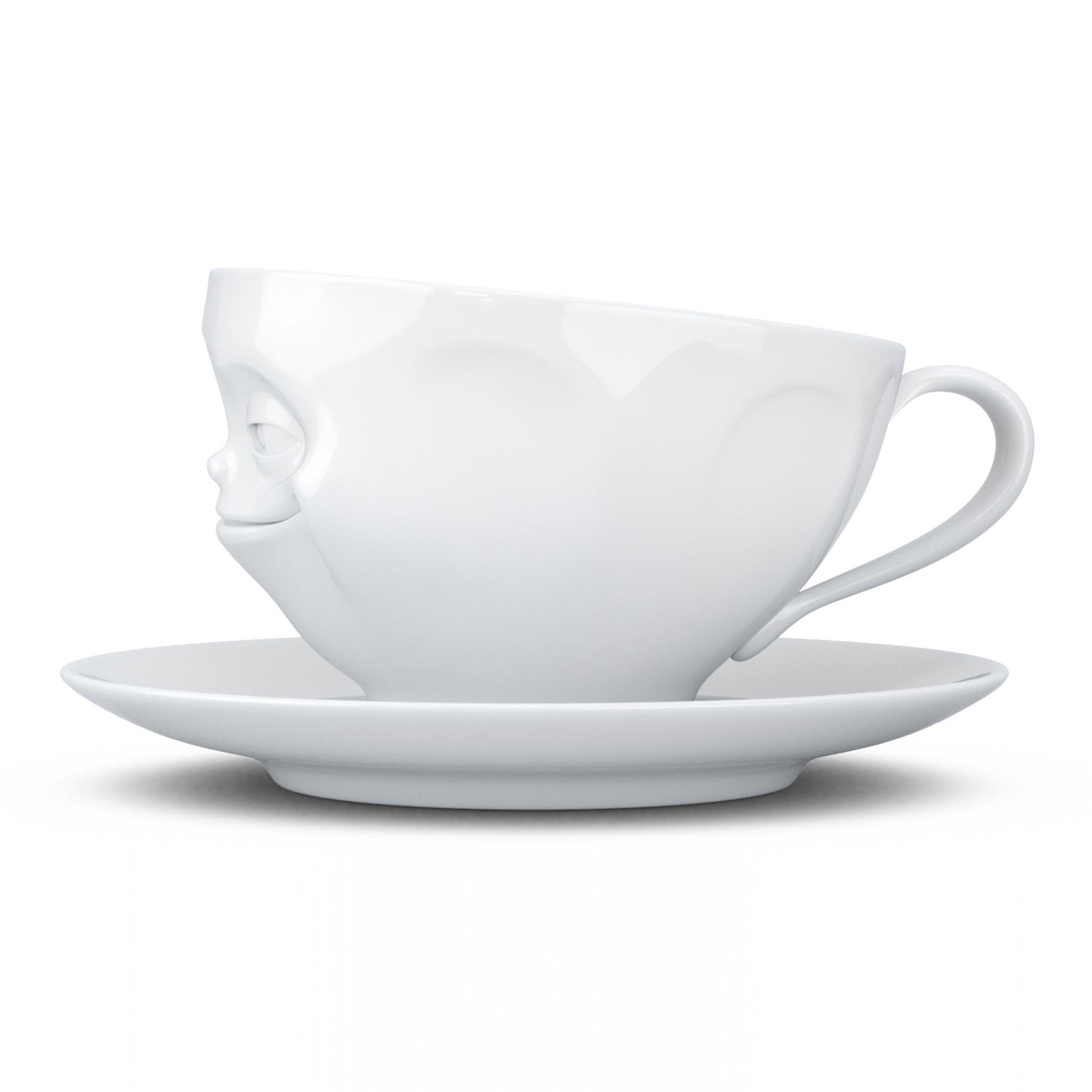 FIFTYEIGHT PRODUCTS / 8-er Set Kaffeetasse mit Henkel u. Untertasse, 200ml, Made in Germany