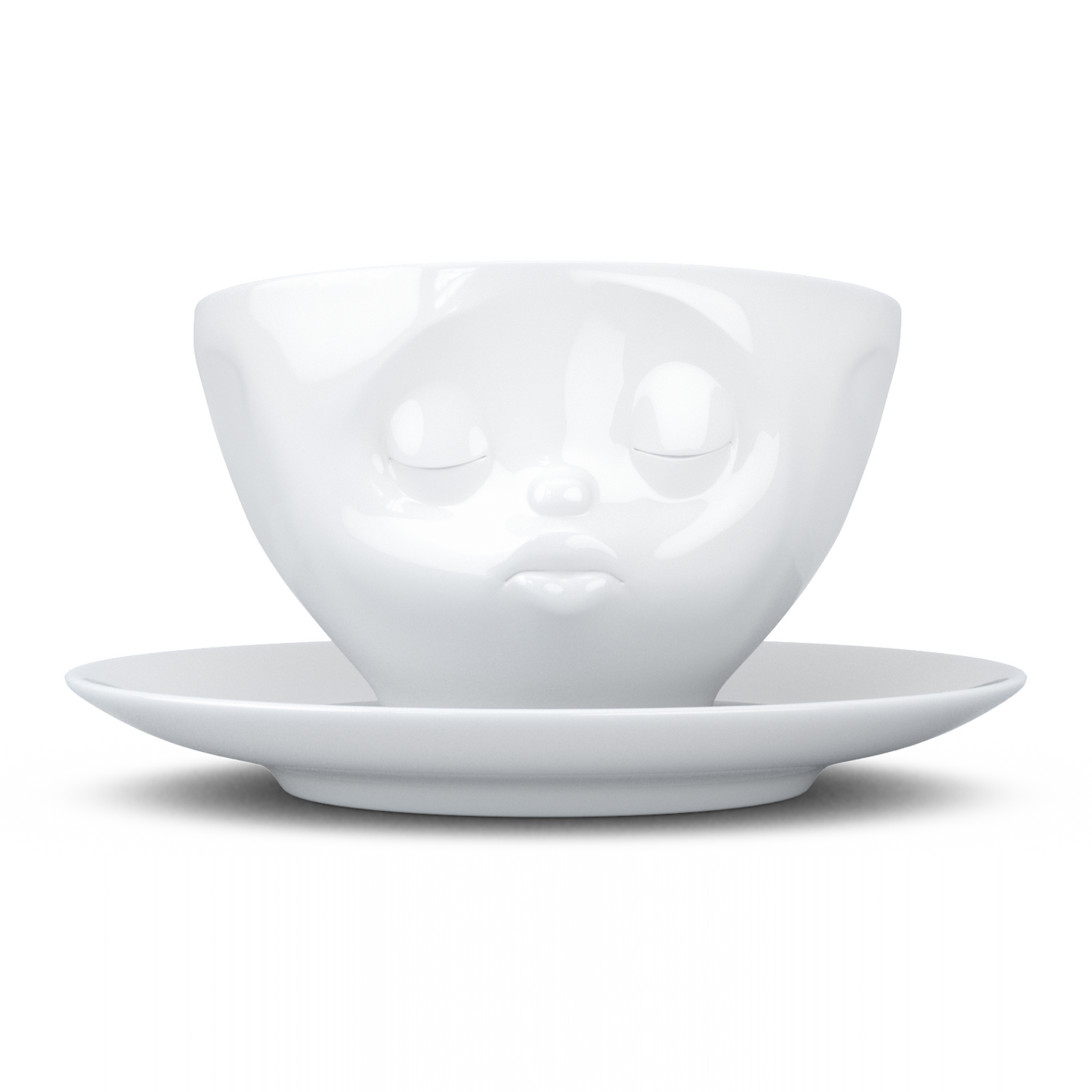 FIFTYEIGHT PRODUCTS / 8-er Set Kaffeetasse mit Henkel u. Untertasse, 200ml, Made in Germany