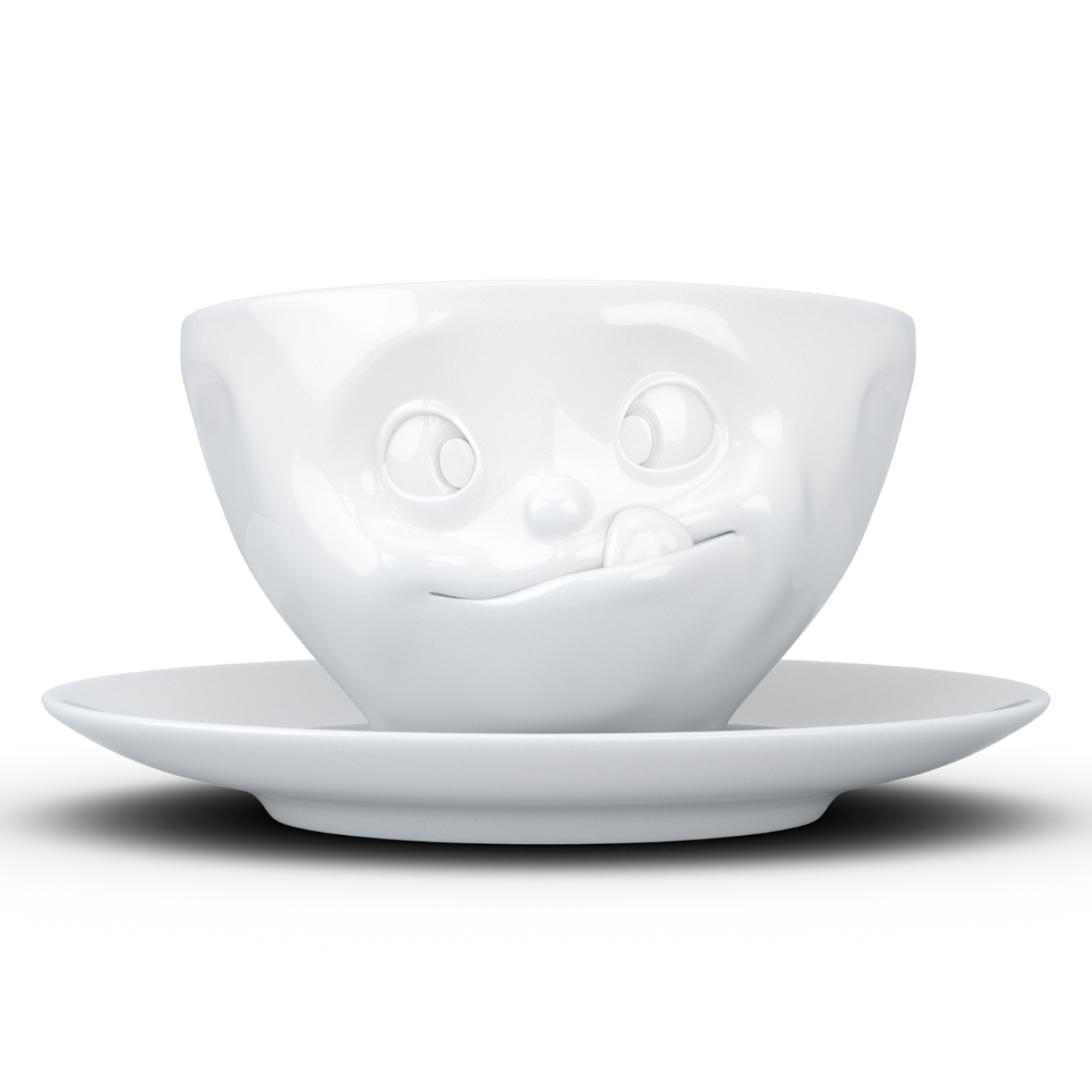 FIFTYEIGHT PRODUCTS / 8-er Set Kaffeetasse mit Henkel u. Untertasse, 200ml, Made in Germany