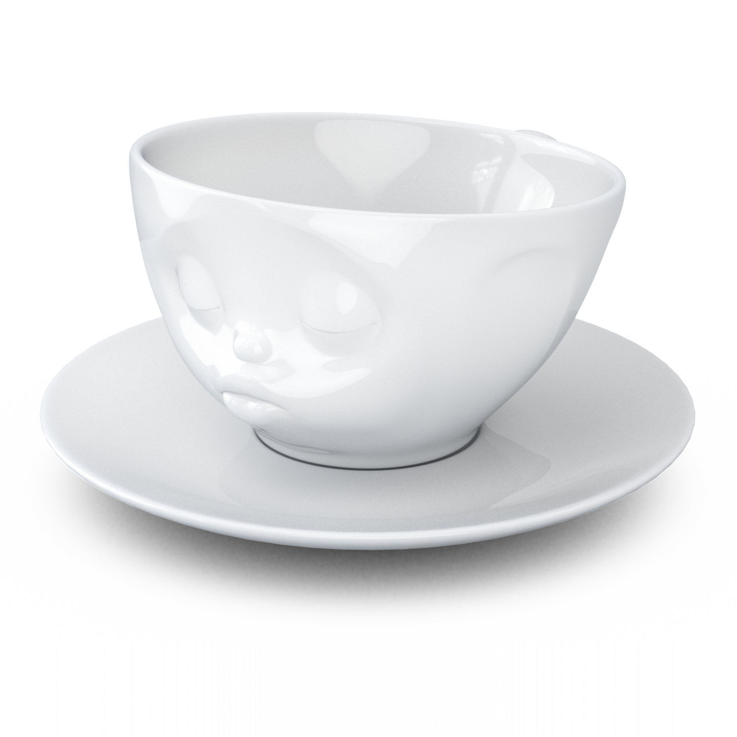 FIFTYEIGHT PRODUCTS / 8-er Set Kaffeetasse mit Henkel u. Untertasse, 200ml, Made in Germany
