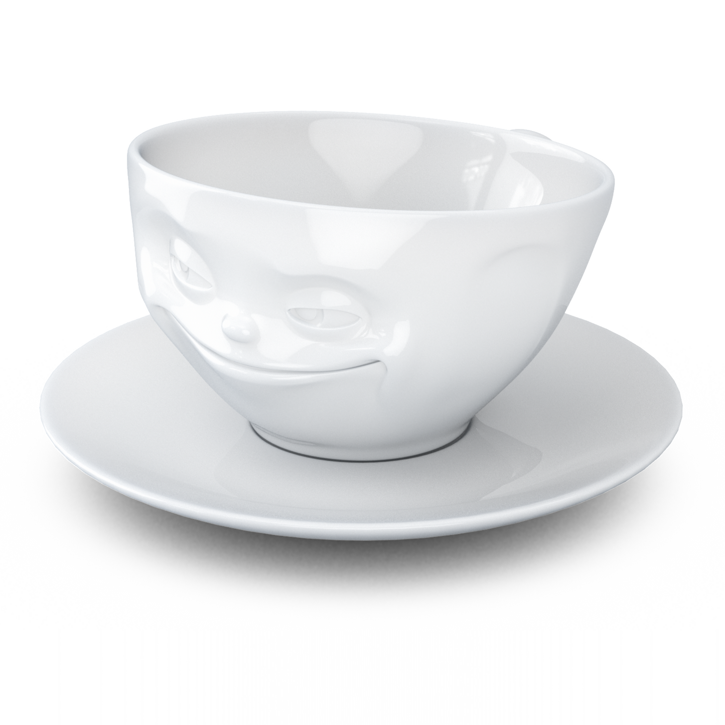 FIFTYEIGHT PRODUCTS / 8-er Set Kaffeetasse mit Henkel u. Untertasse, 200ml, Made in Germany