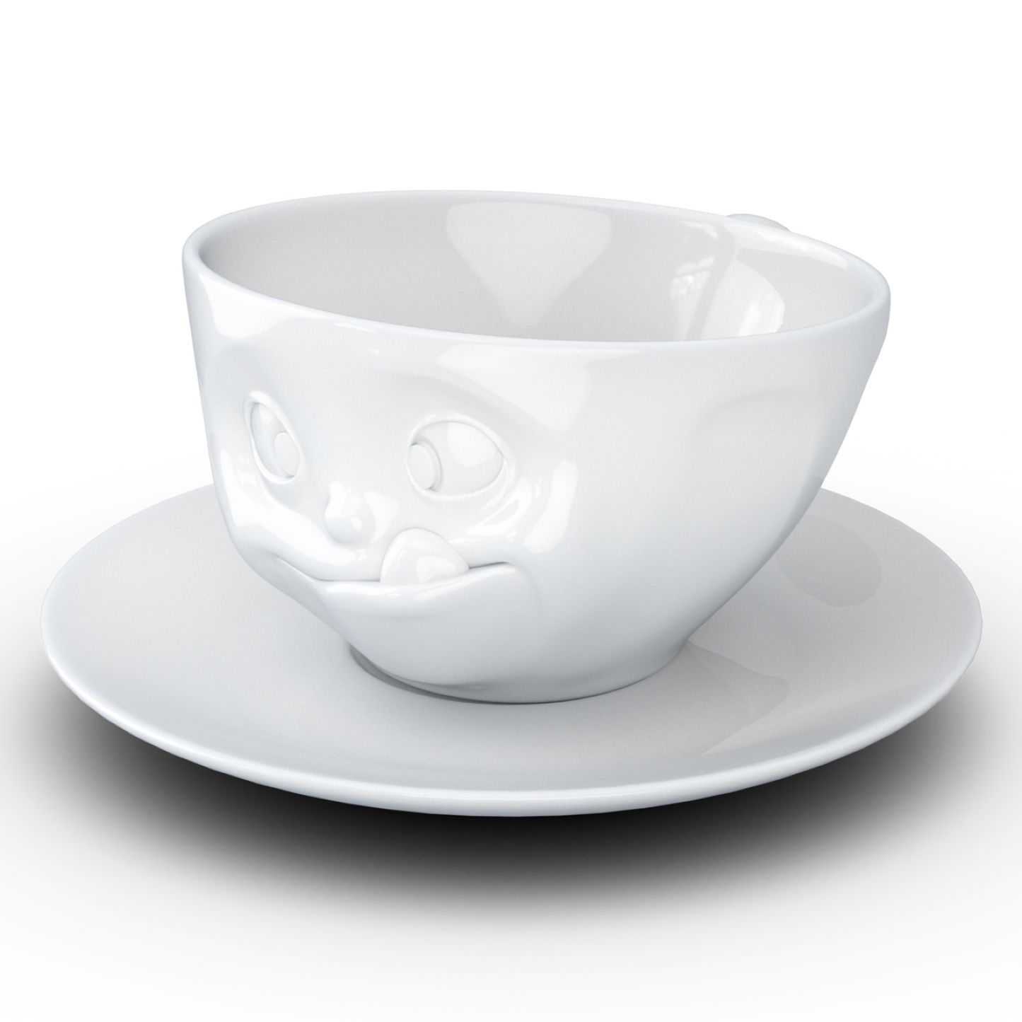 FIFTYEIGHT PRODUCTS / 8-er Set Kaffeetasse mit Henkel u. Untertasse, 200ml, Made in Germany