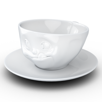 FIFTYEIGHT PRODUCTS / 8-er Set Kaffeetasse mit Henkel u. Untertasse, 200ml, Made in Germany