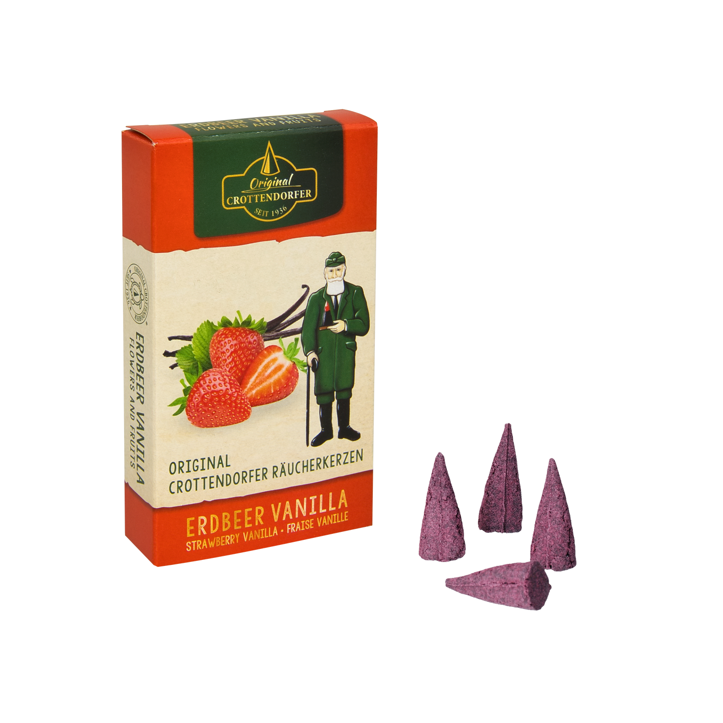 Crottendorfer Räucherkerzen | Flowers & Fruits | Erdbeer Vanilla