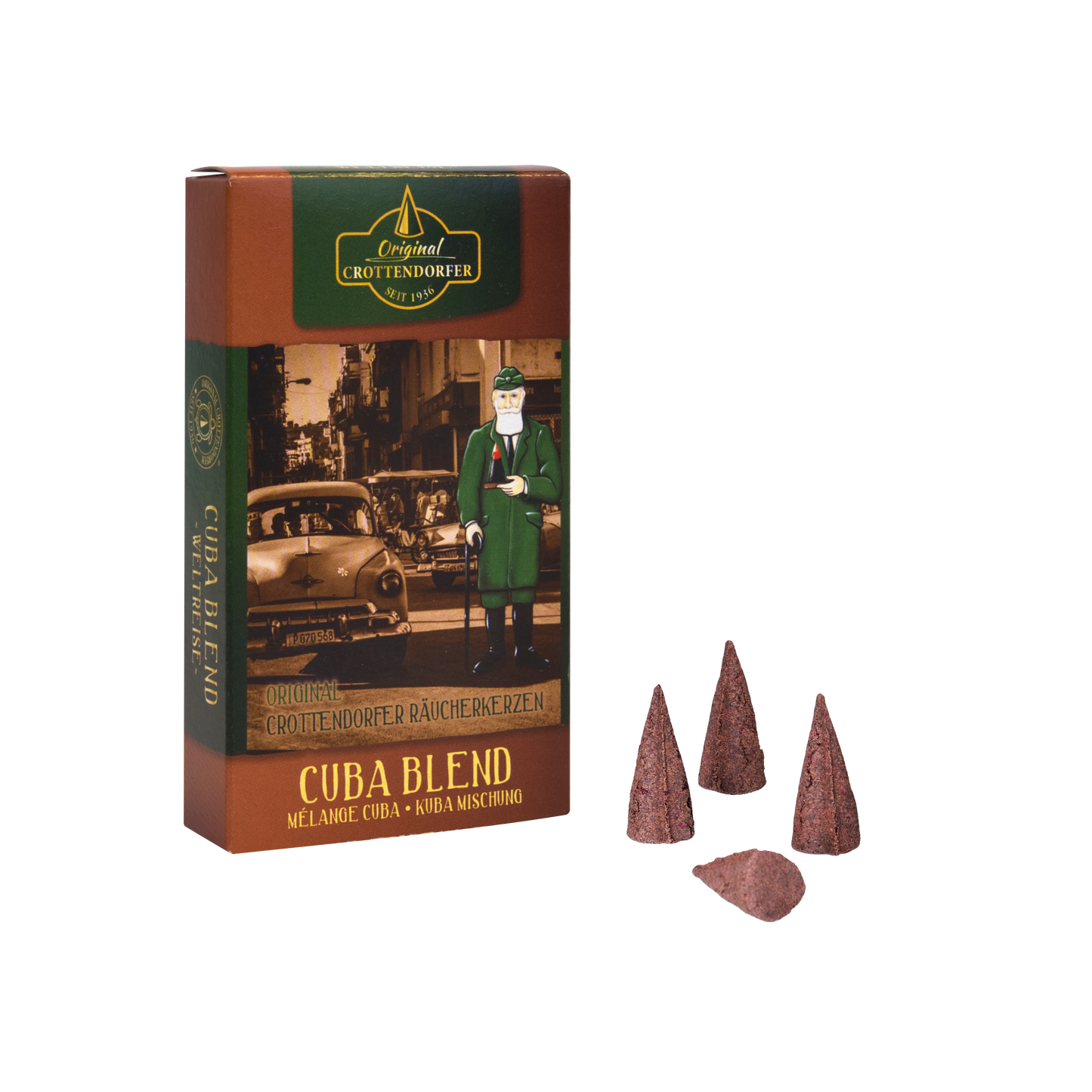 Crottendorf Incense Cones | World Trip | Cuba Blend
