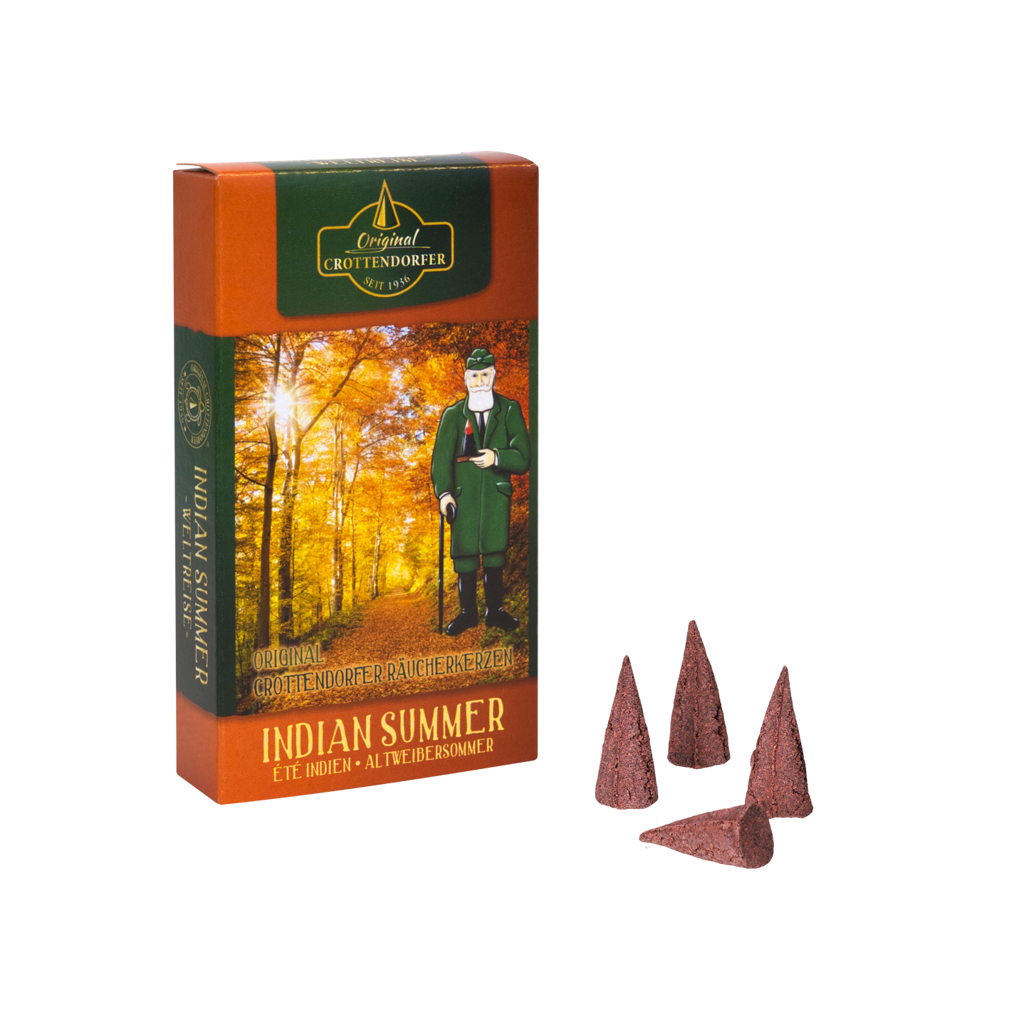 Original Crottendorf Incense Cones, 30-piece Display, "World Tour"