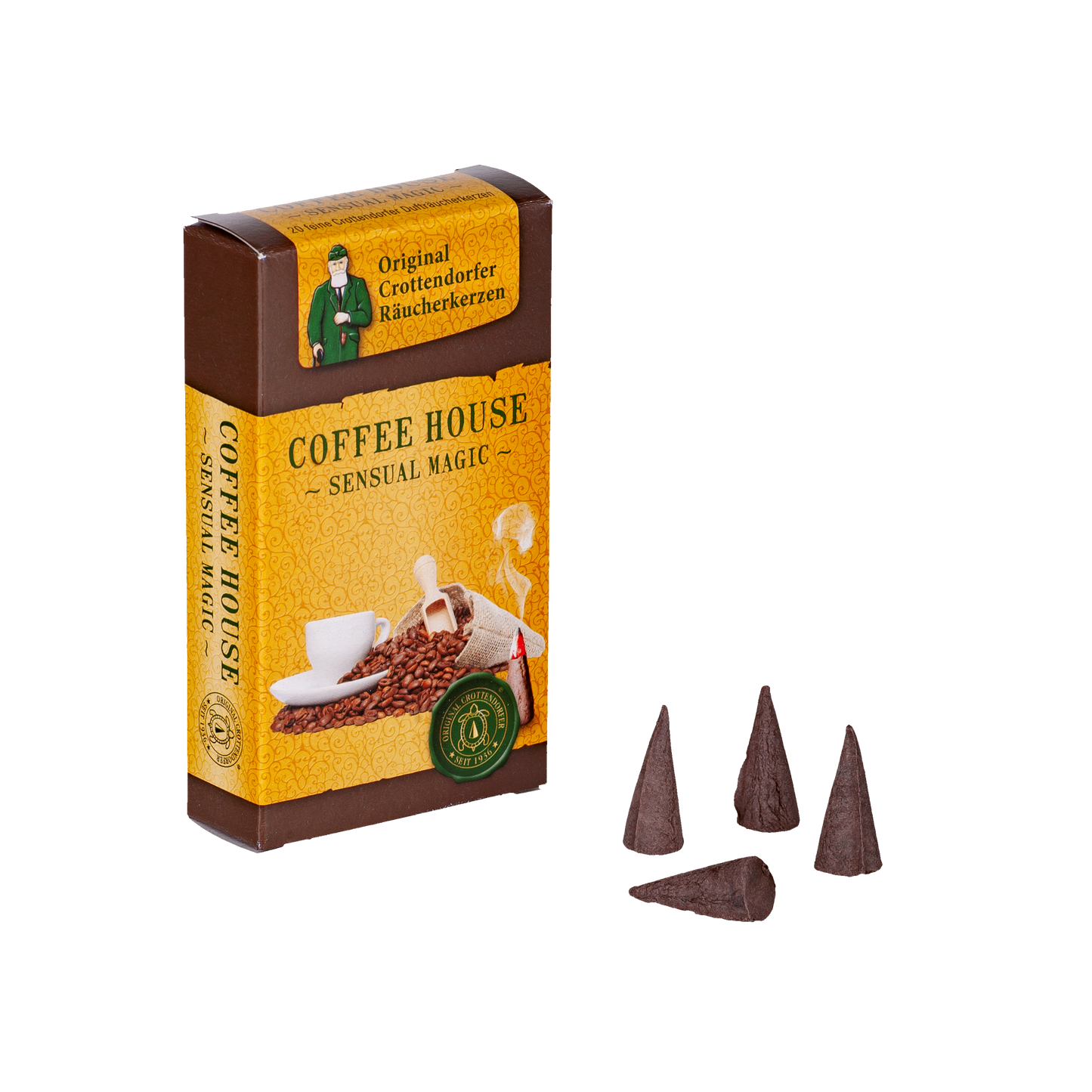 Crottendorf Incense Cones, 37-Piece Display, Sensual Magic