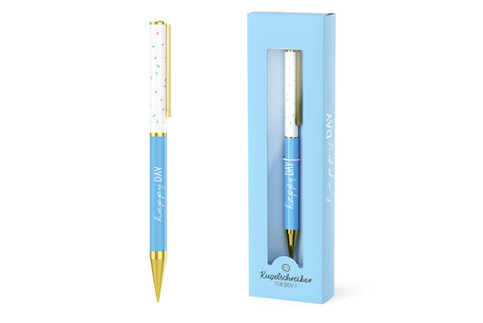 La Vida Ballpoint Pen with Twist Mechanism in Gift Box, "happy Day"