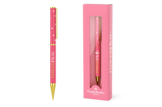 La Vida Ballpoint Pen with Twist Mechanism in Gift Box, "POWERFUL WOMAN"