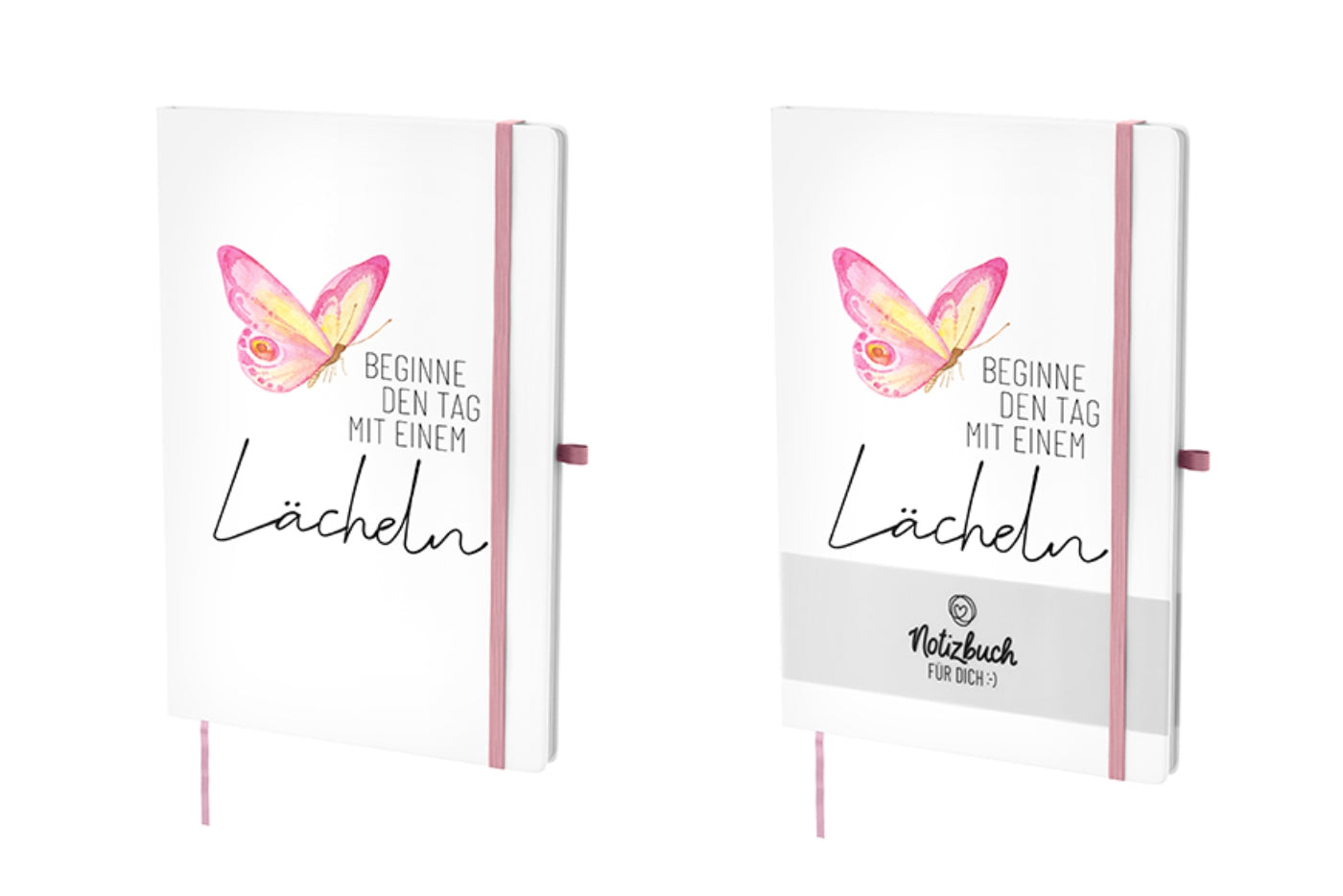La Vida Notebook Hardcover with Elastic Band | "Start the day..." | A5 Format
