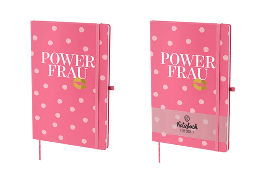 La Vida Hardcover Notebook with Elastic Band | POWERFRAU | A5 Size